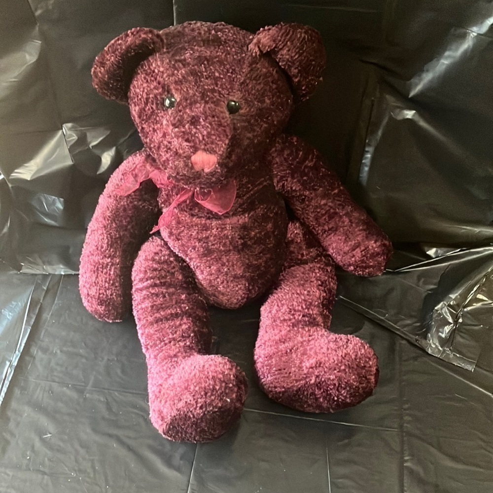 RUSS “Serenade Burgundy plush bear” from the past.